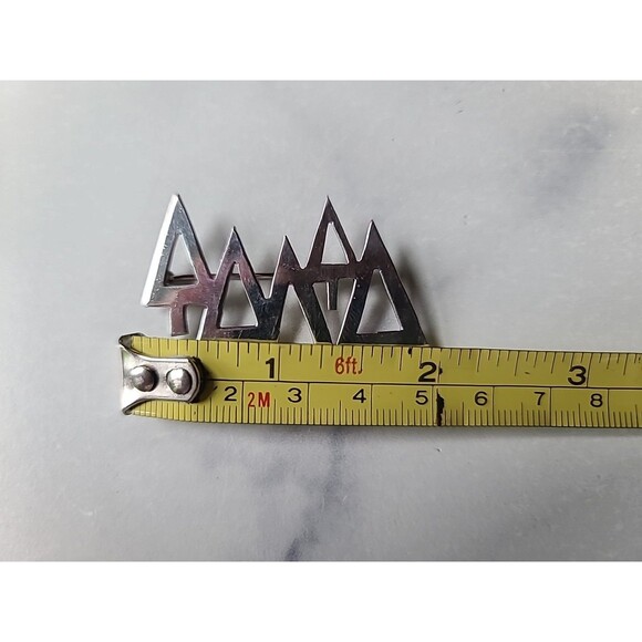 925 Sterling Silver Trees In A Forest Vintage Handmade Abstract - Picture 9 of 10